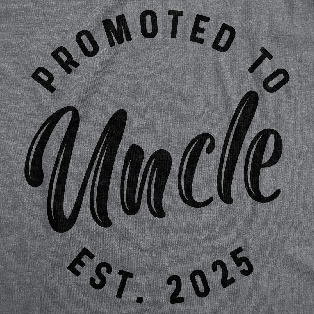 Promoted To Uncle 2025 Men's T Shirt