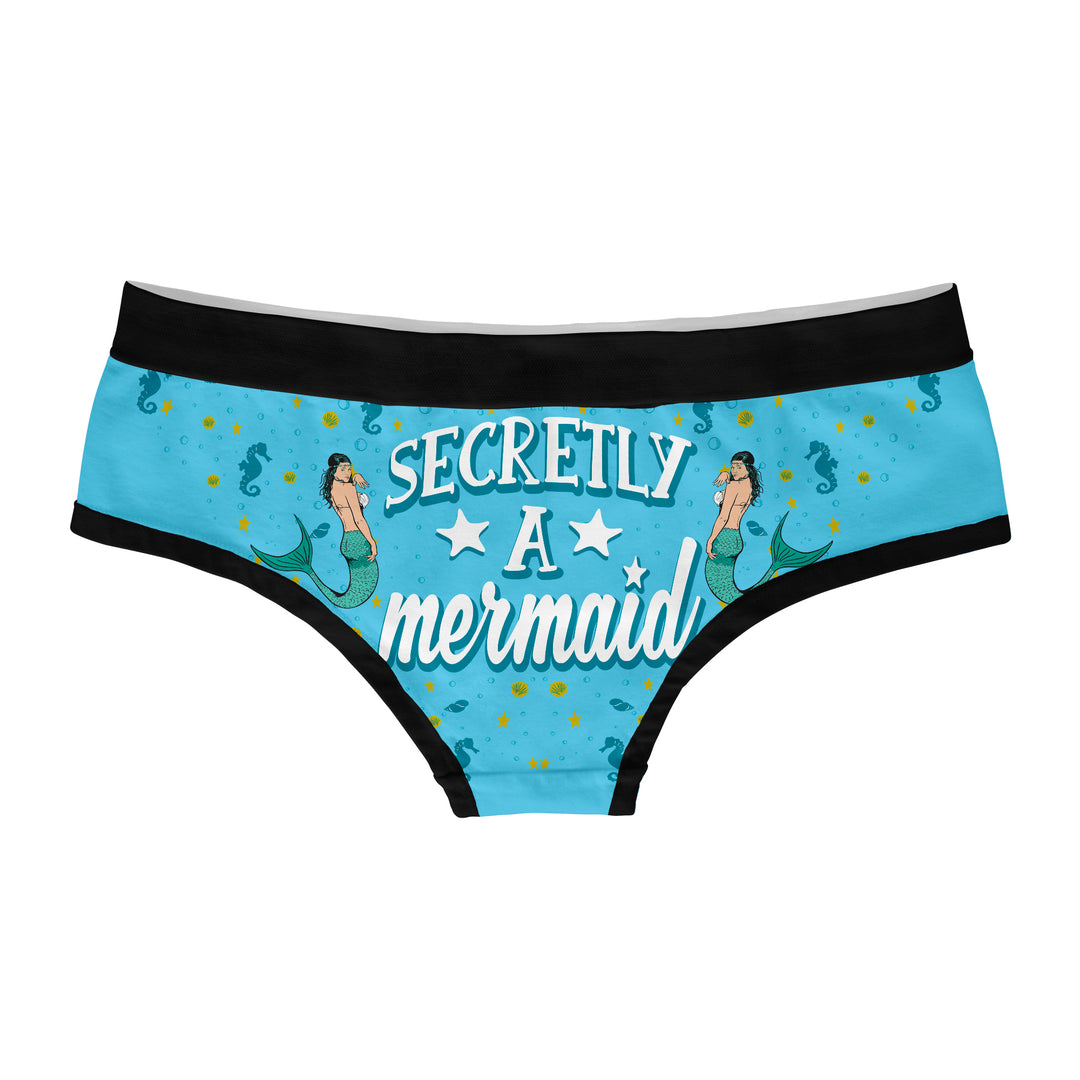 Secretly A Mermaid Hipster Underwear