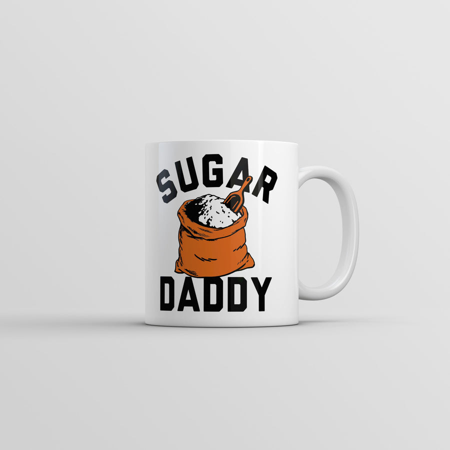 Funny White Sugar Daddy Coffee Mug Nerdy food sarcastic Tee