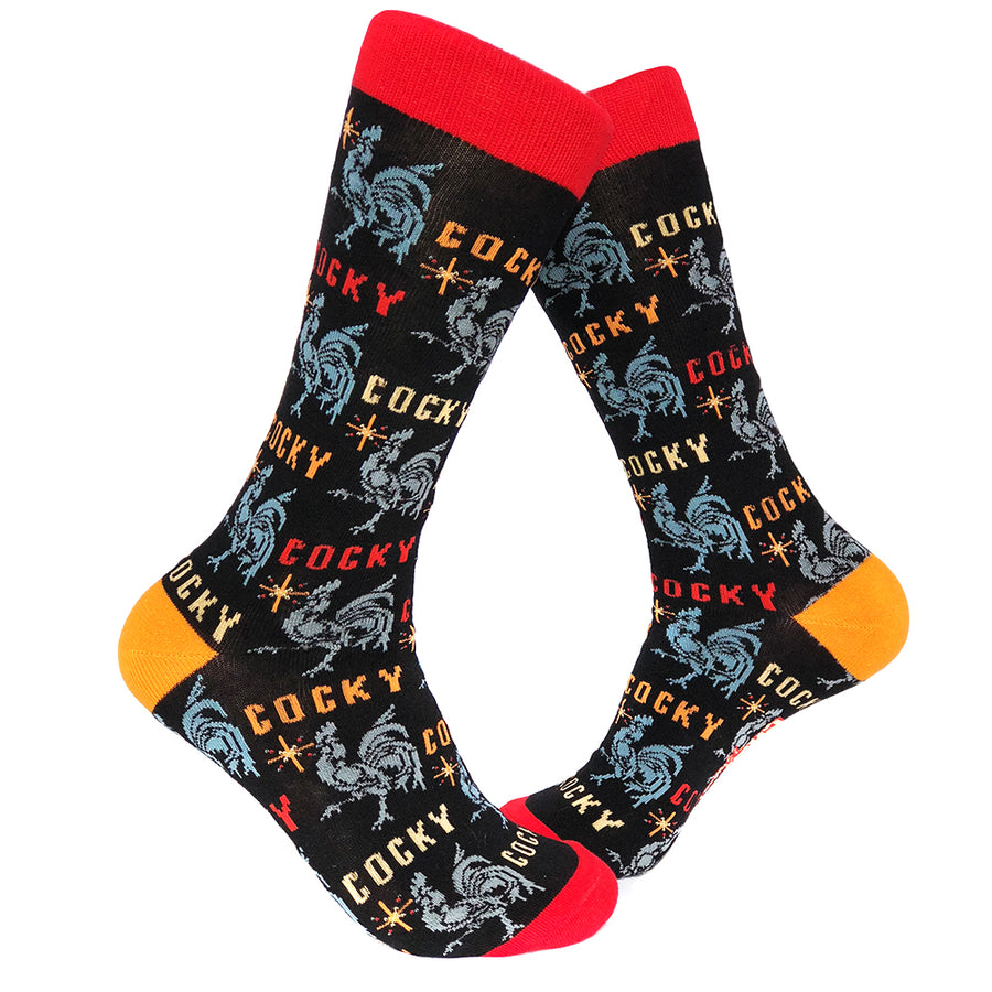 Funny Black Mens Cocky Sock Nerdy sex Tee