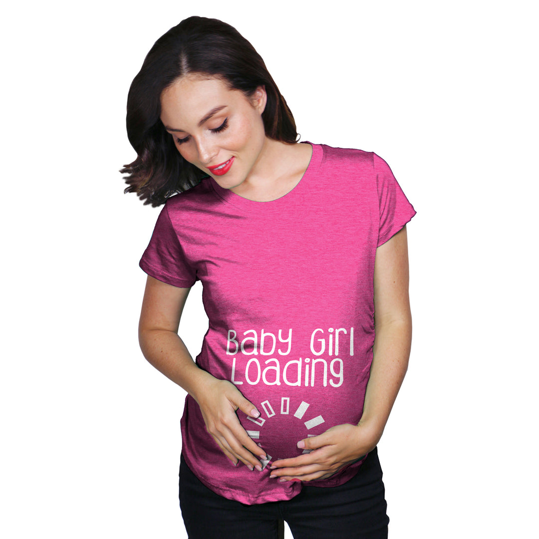 Baby Girl Loading Maternity T Shirt