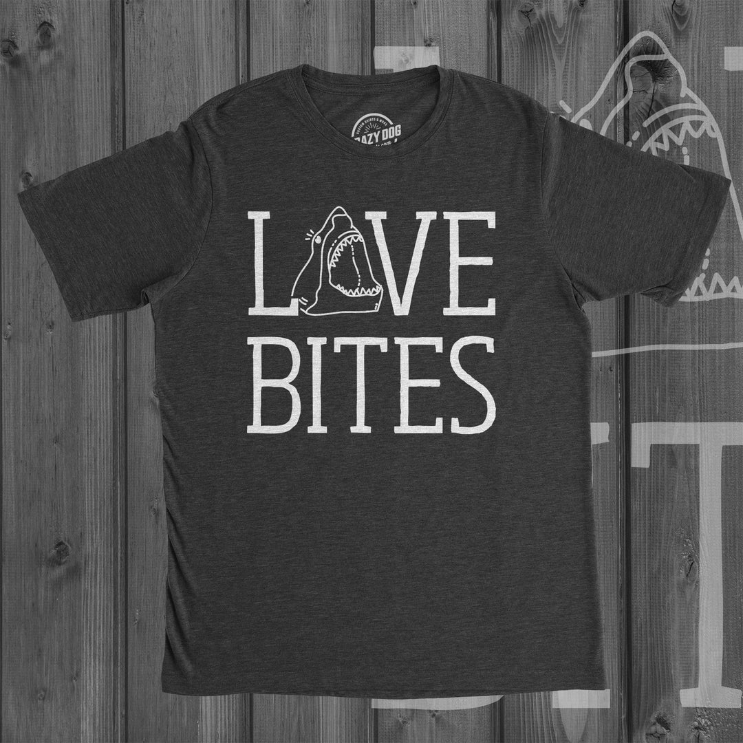 Love Bites Shark Men's T Shirt