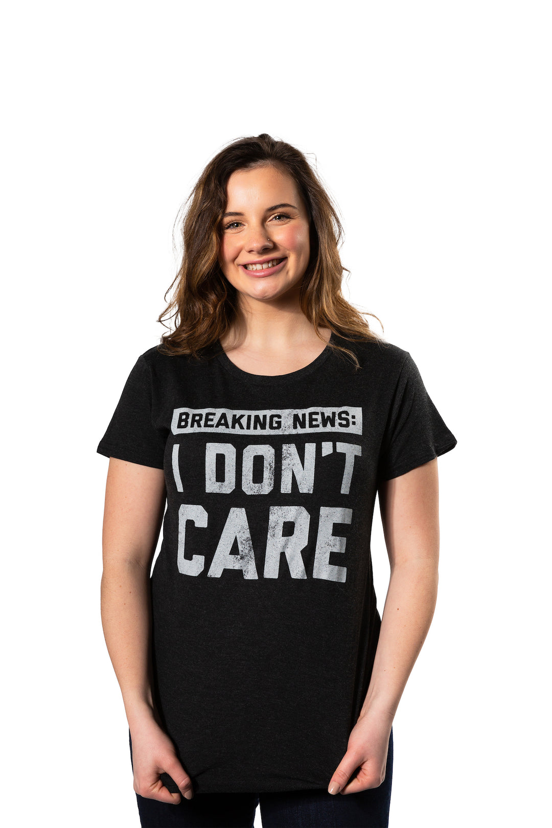 Breaking News: I Don't Care Women's T Shirt