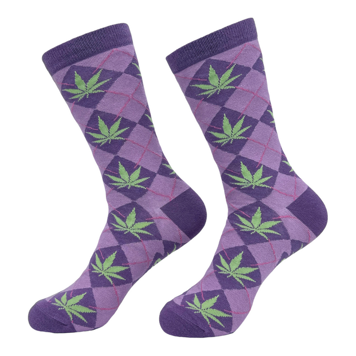 Women's Argyle Weed Socks