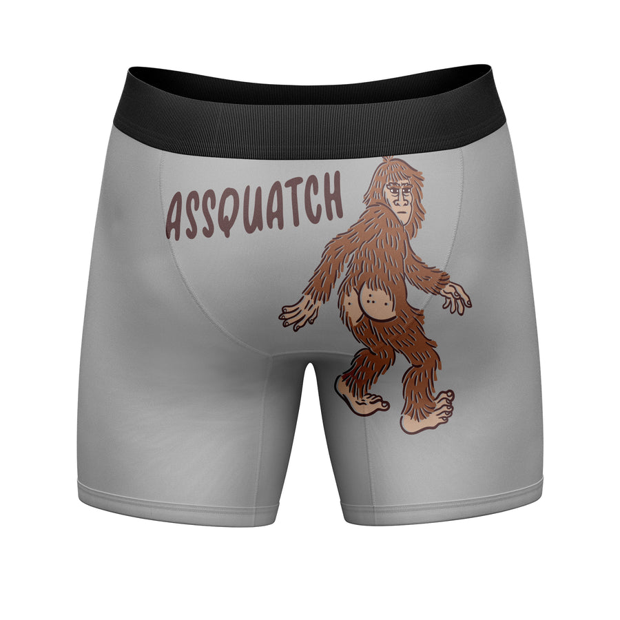 Funny Grey Assquatch Nerdy Father's Day Sarcastic Tee