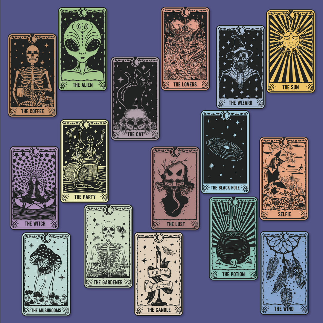 Tarot Card Stickers