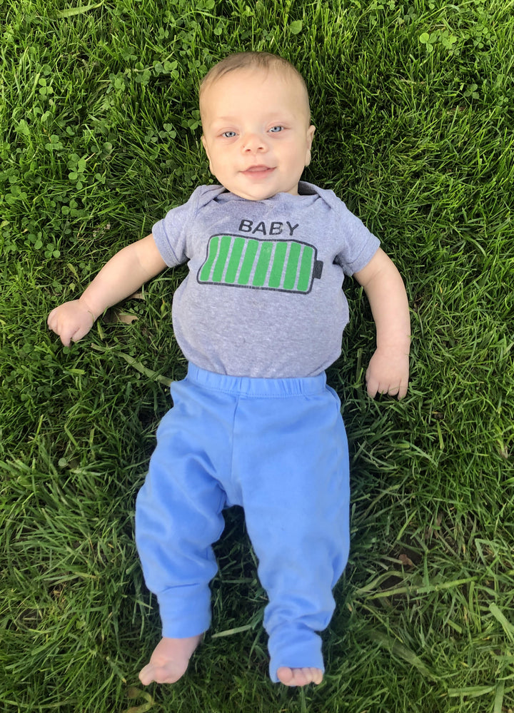 Battery Fully Charged Baby Bodysuit