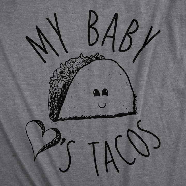 My Baby Loves Tacos Maternity T Shirt