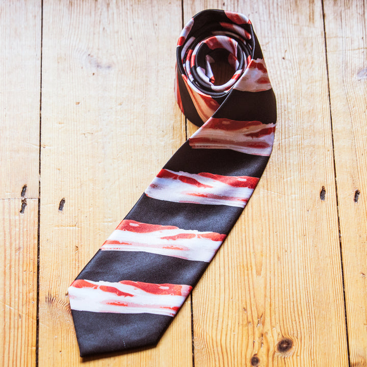 Bacon Strips Neck Tie Tie