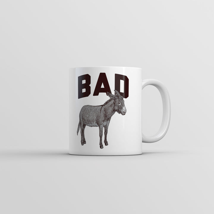 Funny White Bad Ass Coffee Mug Nerdy sarcastic animal Tee