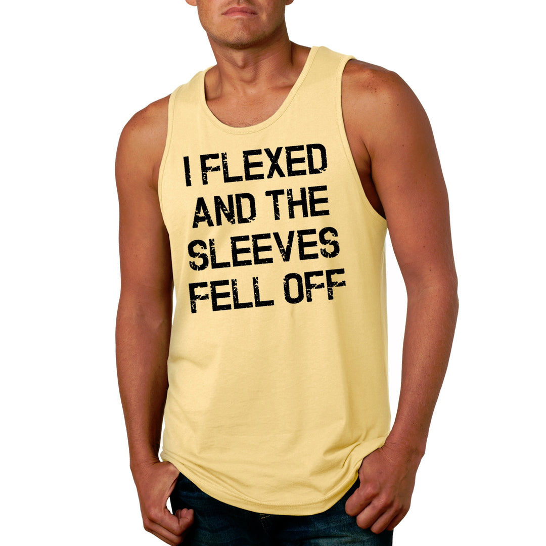 I Flexed And The Sleeves Fell Off Men's Tank Top