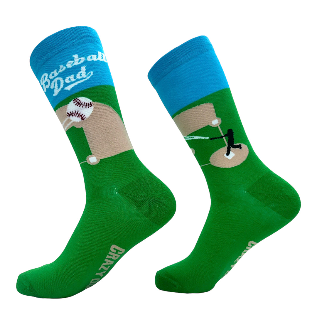 Men's Baseball Dad Socks