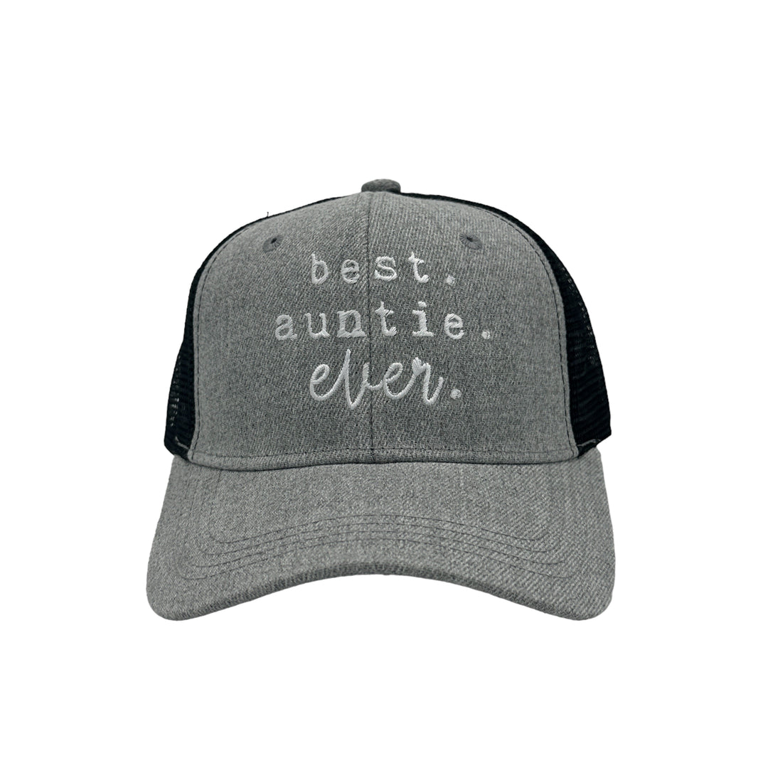 Funny Trucker Gray - Best Auntie Best Auntie Ever Nerdy aunt Tee