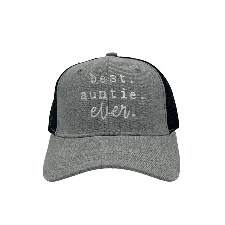 Funny Trucker Gray - Best Auntie Best Auntie Ever Nerdy aunt Tee