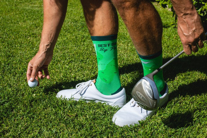 Mens Best Dad By Par Socks