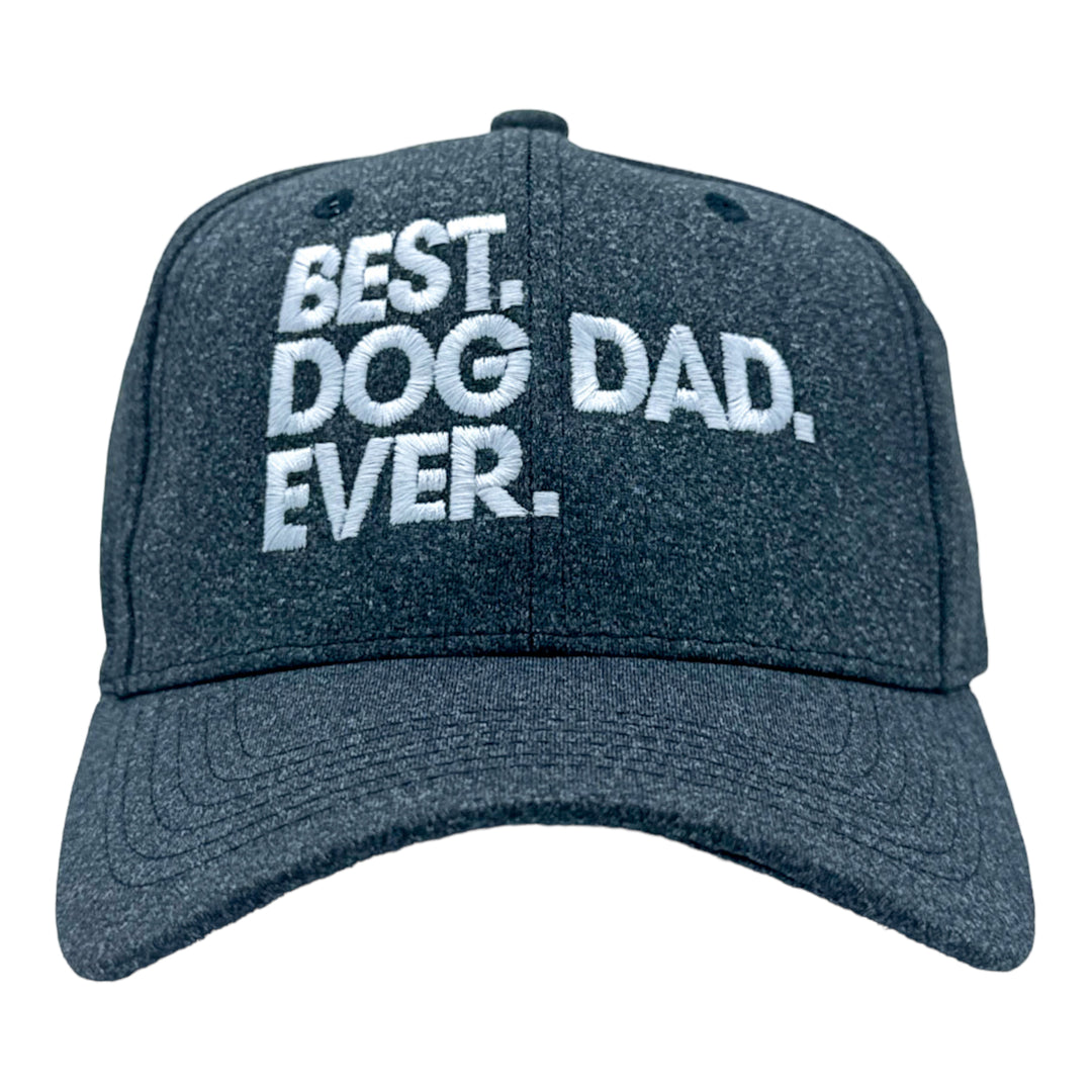 Funny Heather Black - Dog Dad Best Dog Dad Ever Nerdy Father's Day Dog Tee