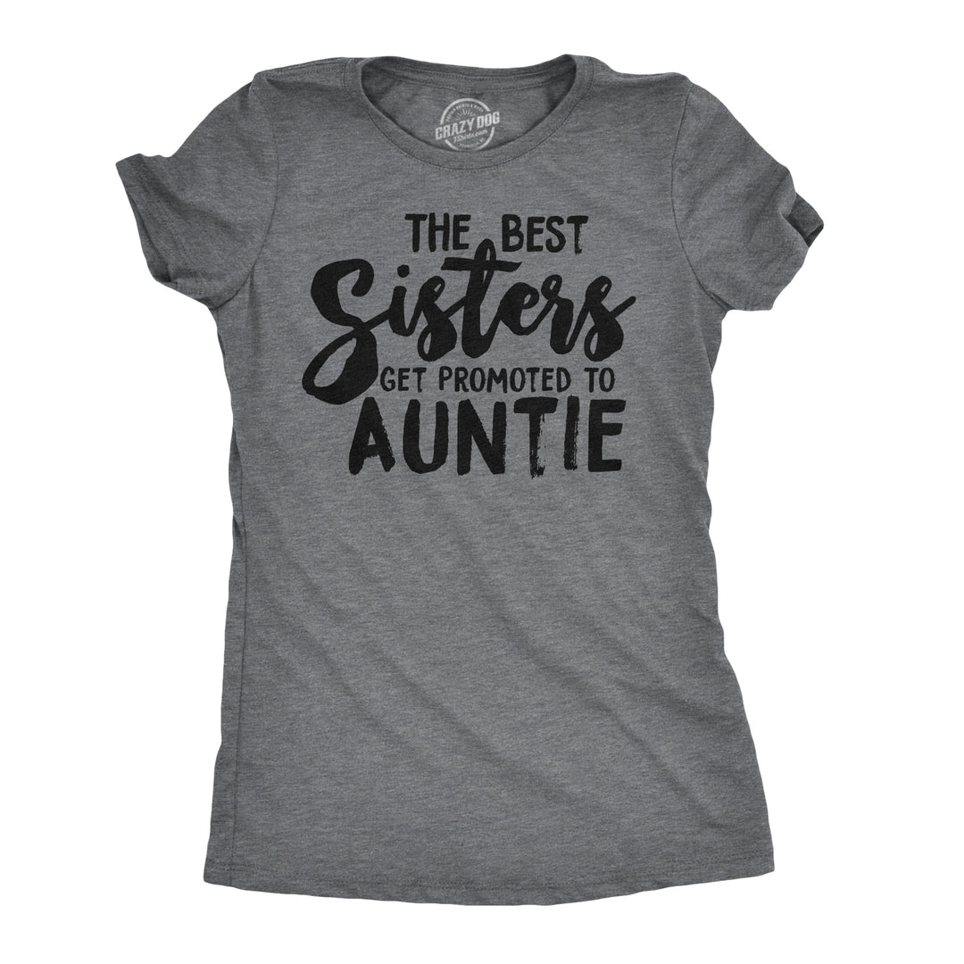 Funny Dark Heather Grey Womens T Shirt Nerdy Aunt Sister Tee