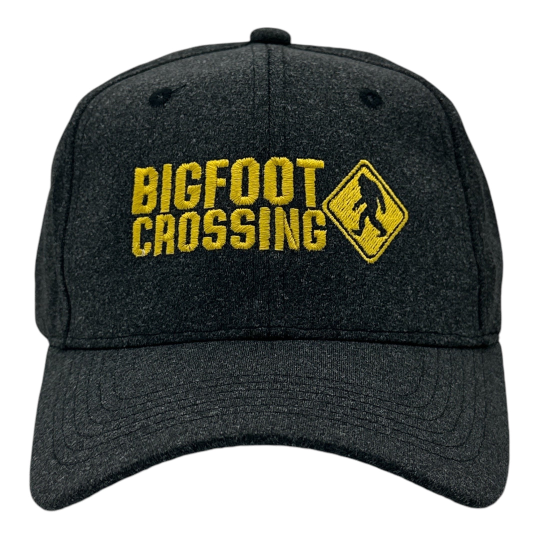 Funny Black - Bigfoot Crossing Bigfoot Crossing Nerdy sarcastic Tee