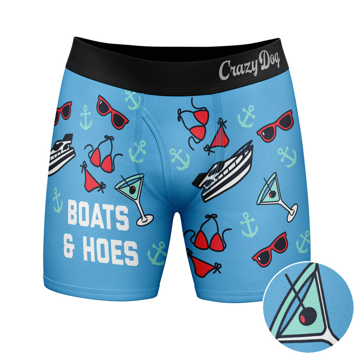 Boats And Hoes Boxer Briefs