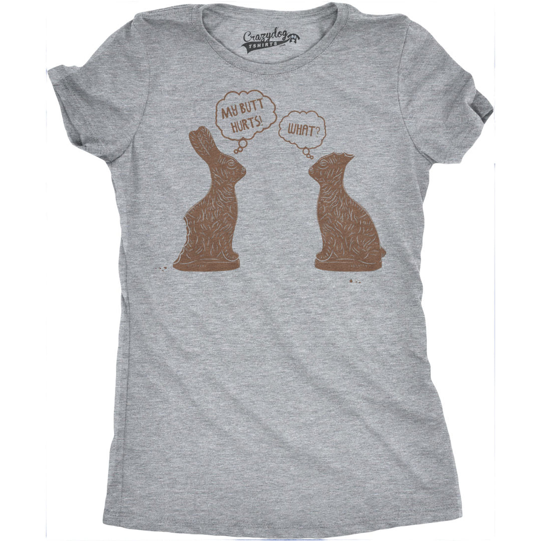 Funny Light Heather Grey Womens T Shirt Nerdy Easter Sarcastic Tee