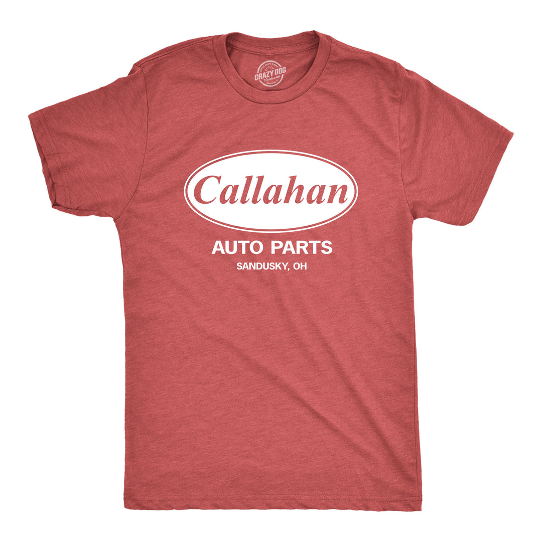 Funny Heather Red Callahan Auto Parts Mens T Shirt Nerdy TV & Movies Tee