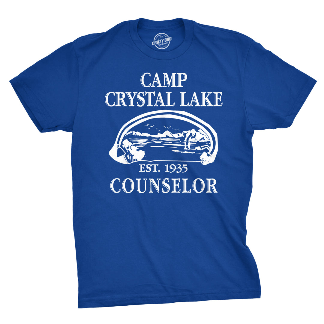 Funny Heather Royal Camp Crystal Lake Mens T Shirt Nerdy Halloween TV & Movies Camping Retro Tee