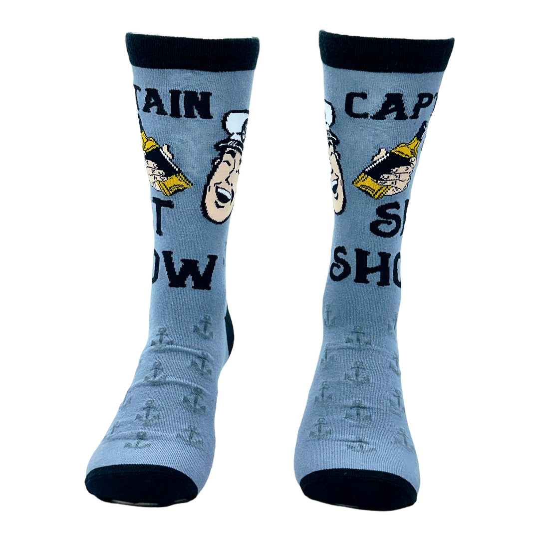 Men's Captain Of The Shit Show Socks