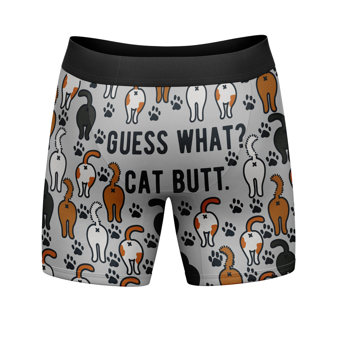 Guess What Cat Butt Boxer Briefs