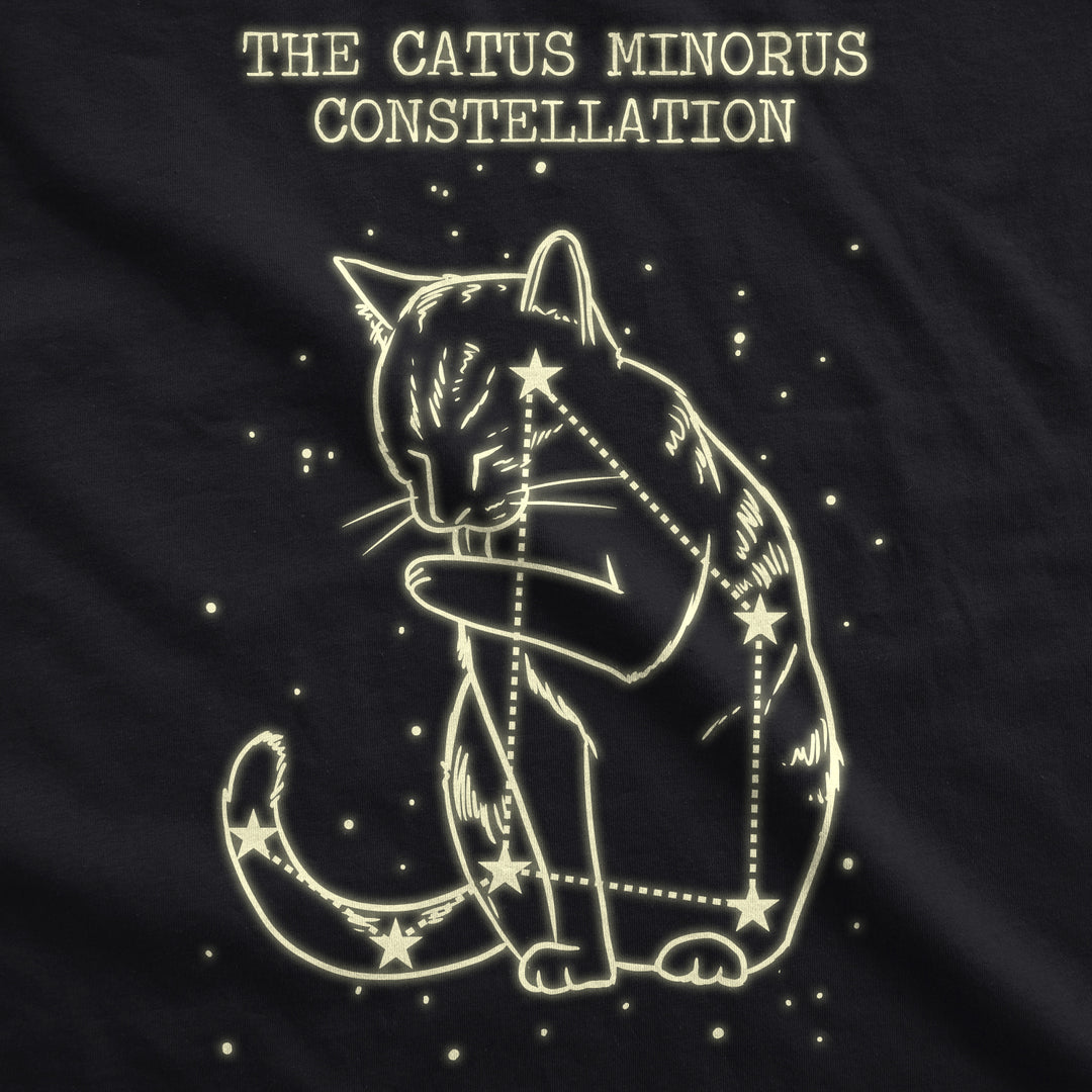 Catus Minorus Constellation Glow In The Dark Men's T Shirt