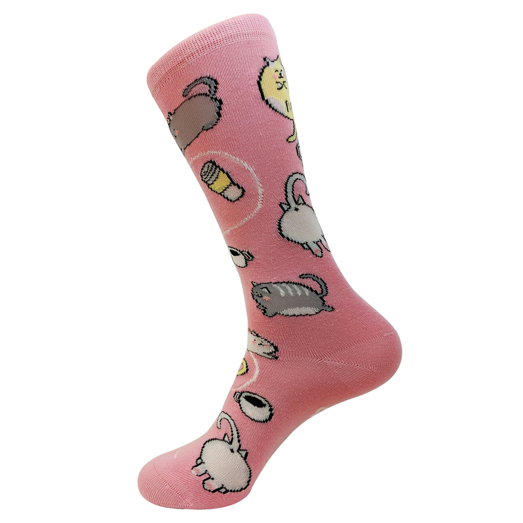 Women Cats And Coffee Kind Of Girl Socks