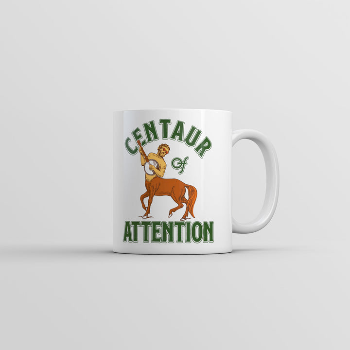 Funny White Centaur Of Attention Coffee Mug Nerdy sarcastic animal Tee