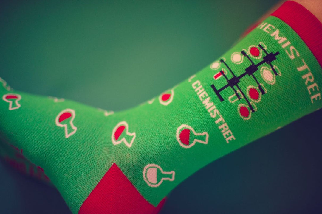 Mens Oh Chem Is Tree Socks