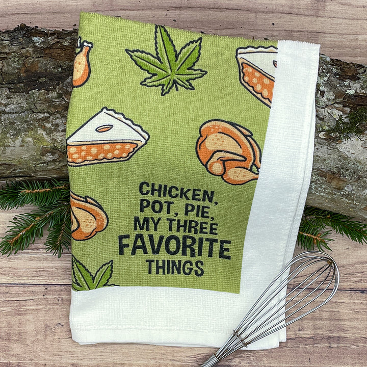 Chicken Pot Pie My Three Favorite Things Tea Towel Tea Towel