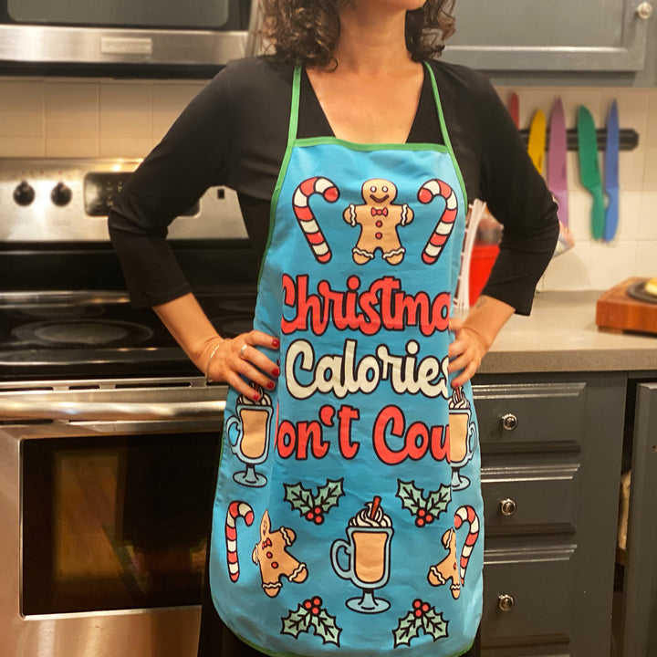 Christmas Calories Don't Count Apron Bakeware