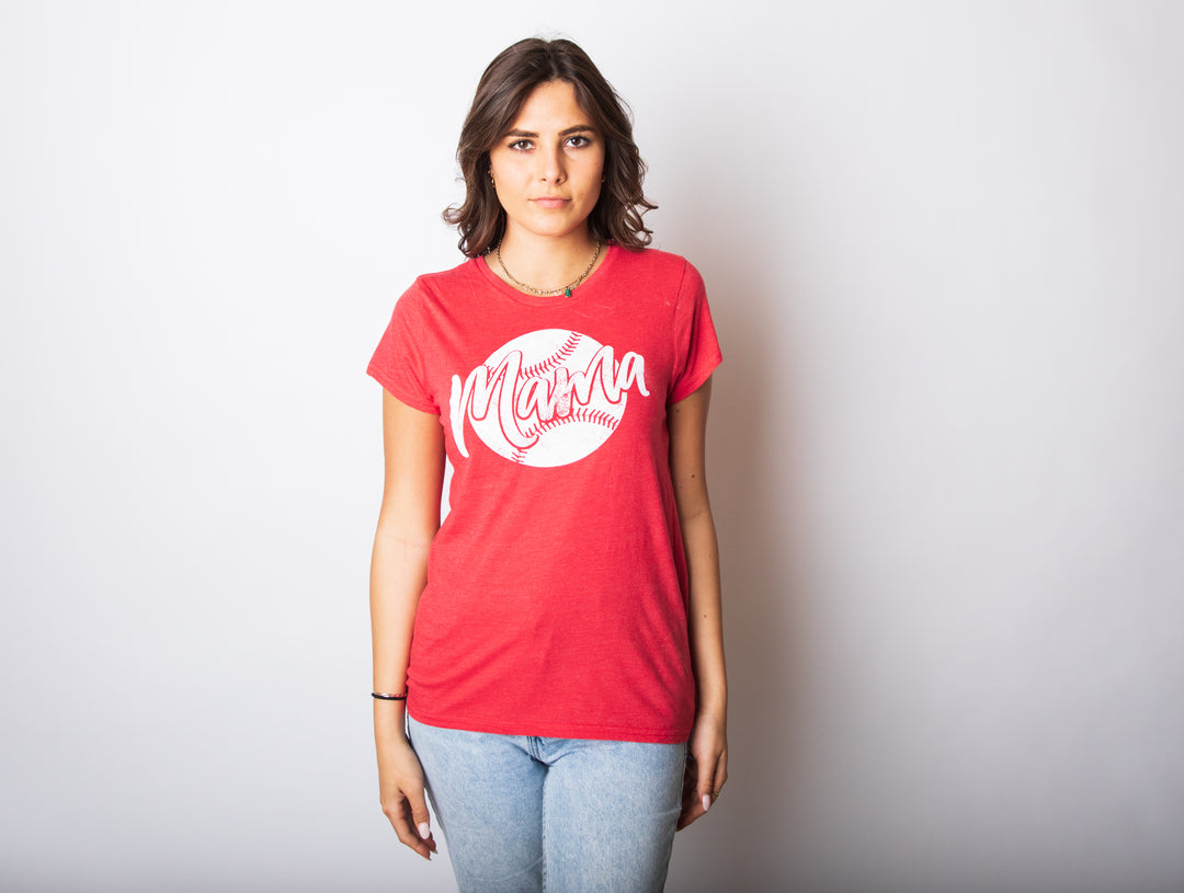 Baseball Mama Women's T Shirt