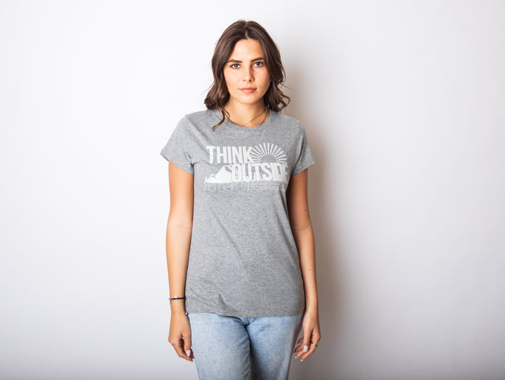 Think Outside No Box Necessary Women's T Shirt