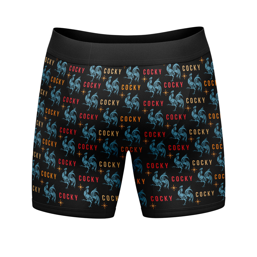 Cocky Boxer Briefs