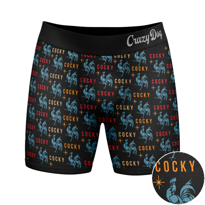 Cocky Boxer Briefs