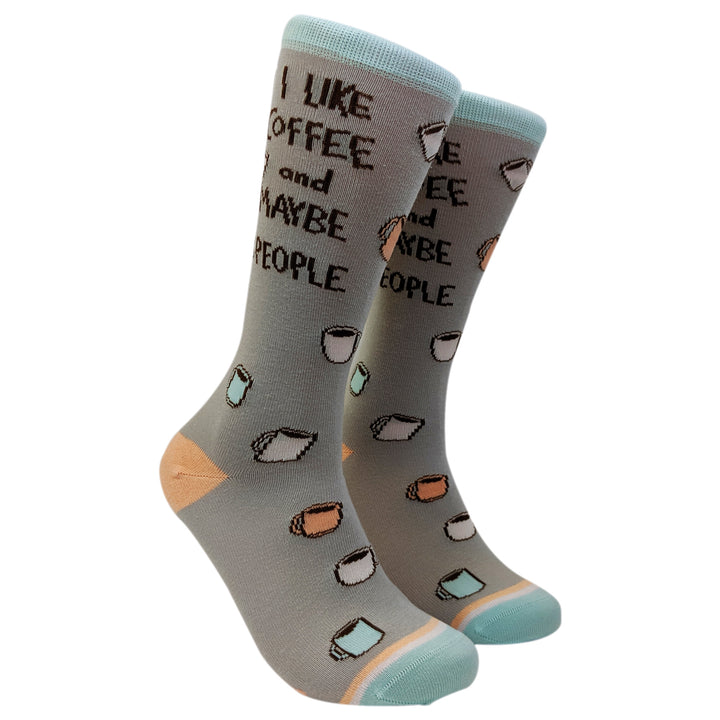 Womens I Like Coffee And Maybe 3 People Socks