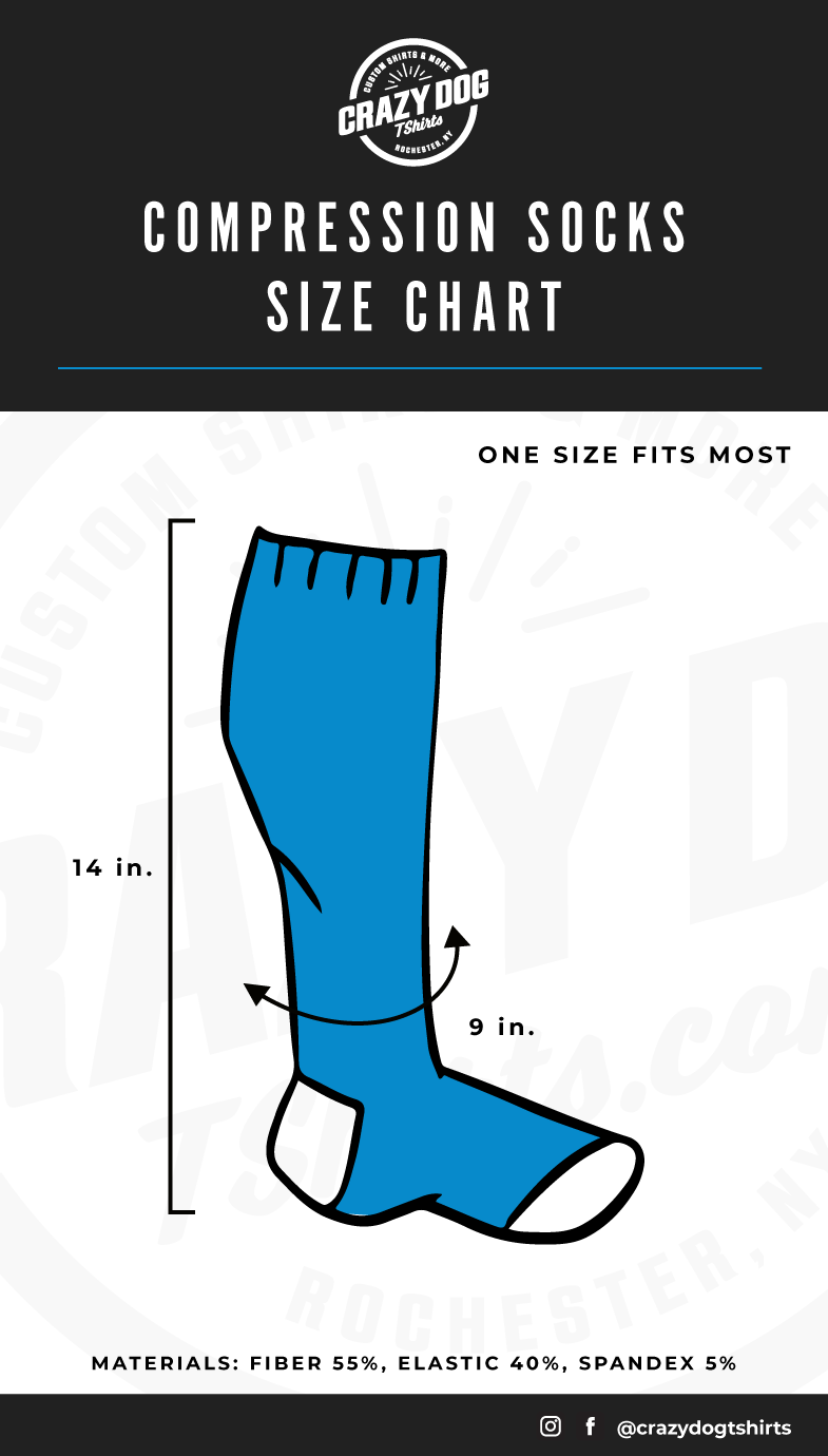 Shark Da Dum Compression Socks