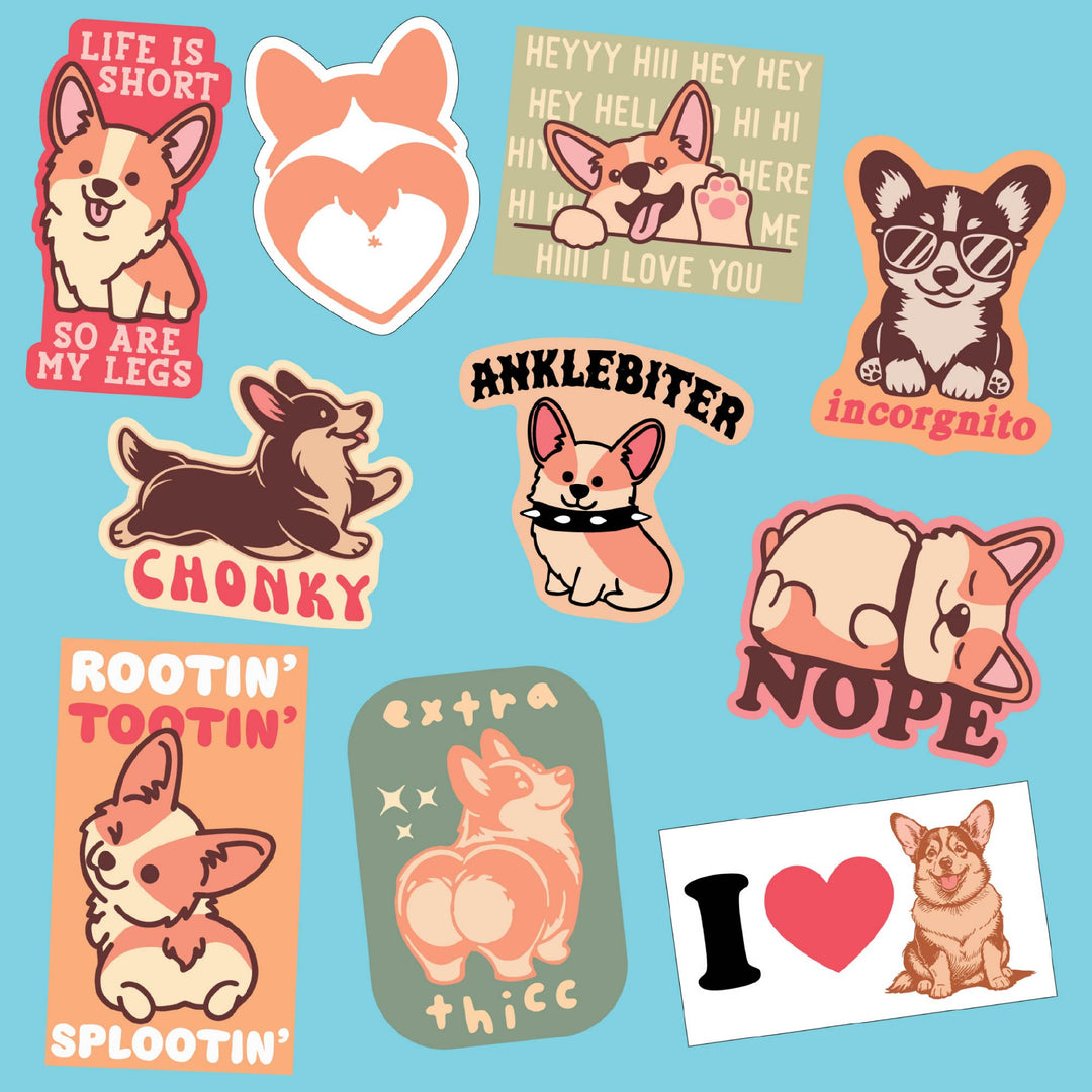 Corgi Stickers