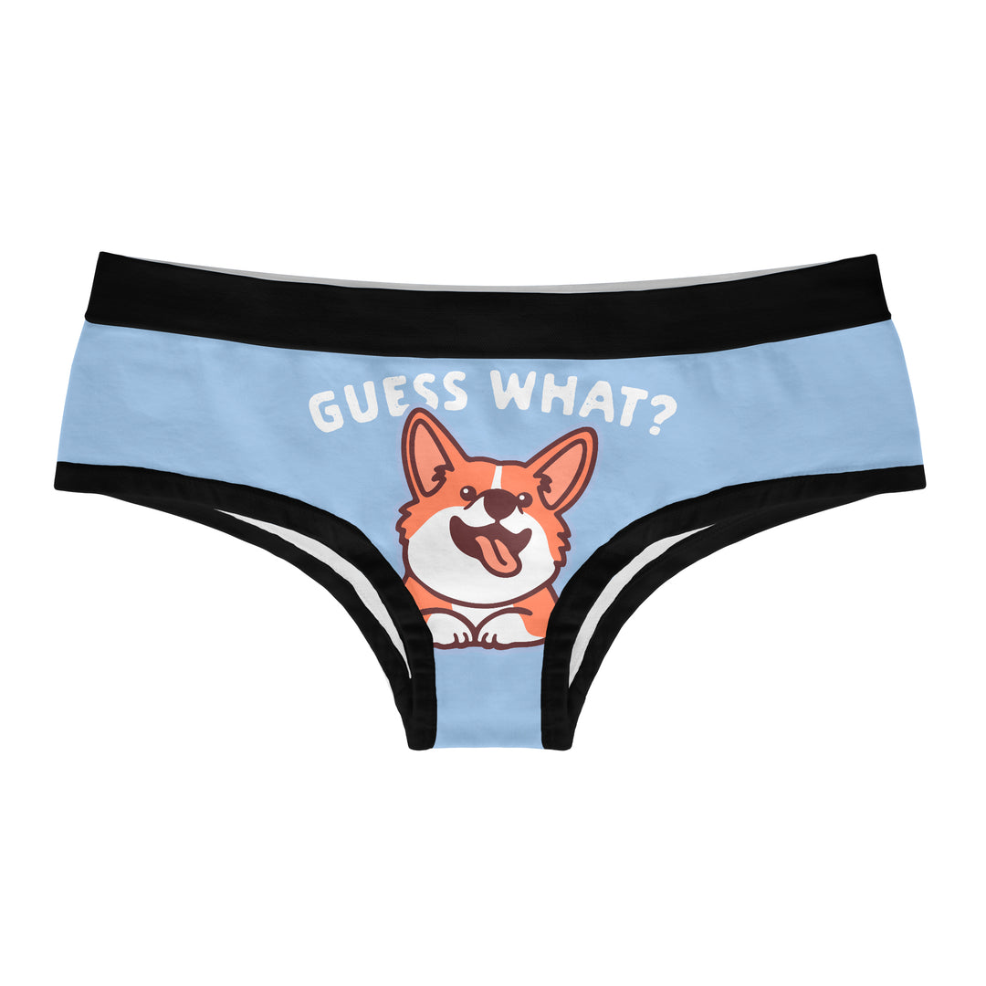 Funny Blue Guess What Corgi Butt Nerdy Dog Sex Tee