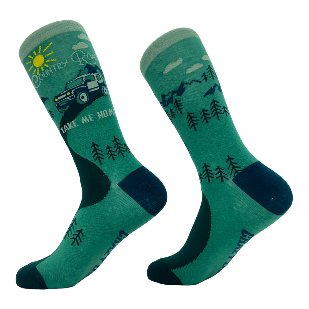 Women's Country Roads Take Me Home Socks