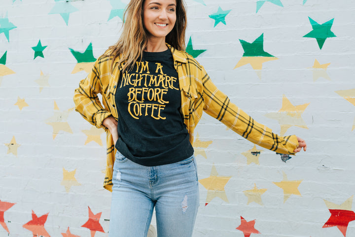 I'm A Nightmare Before Coffee Women's T Shirt