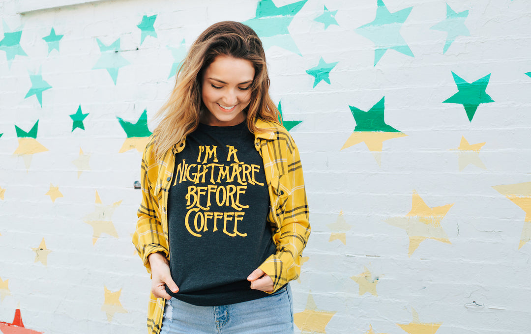 I'm A Nightmare Before Coffee Women's T Shirt