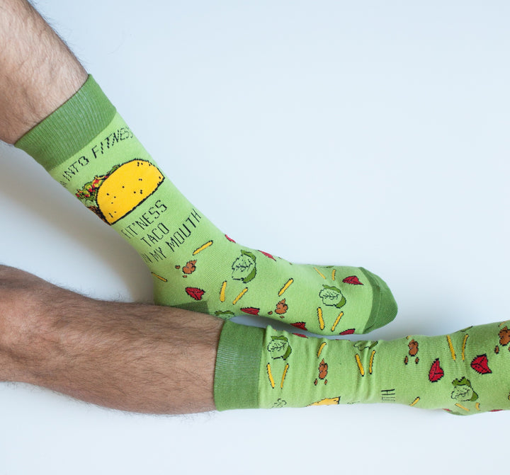 Mens Funny Taco Socks With Awesome Graphics For Men