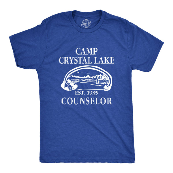 Camp Crystal Lake Men's T Shirt - Crazy Dog T-Shirts