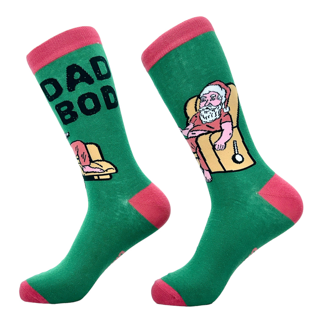 Men's Dad Bod Santa Socks