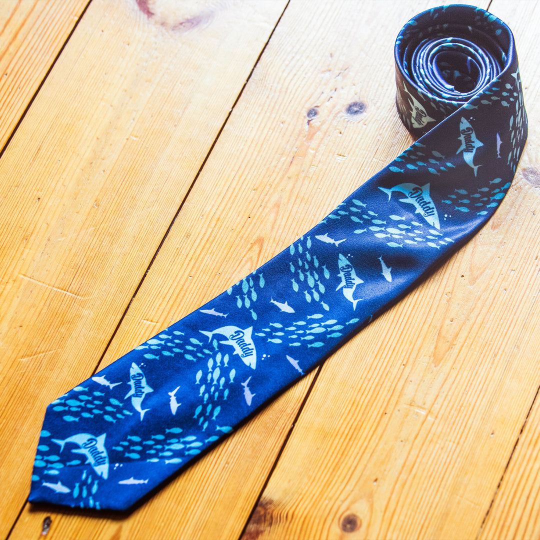 Daddy Shark Neck Tie Tie