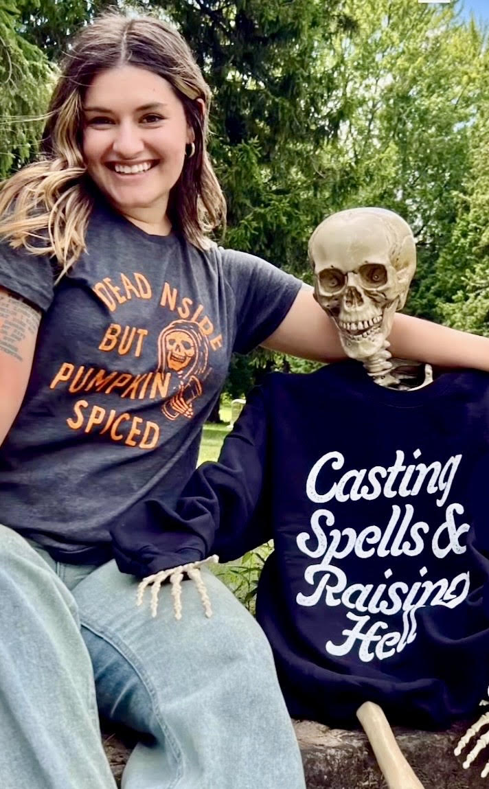 Dead Inside But Pumpkin Spiced Women's T Shirt